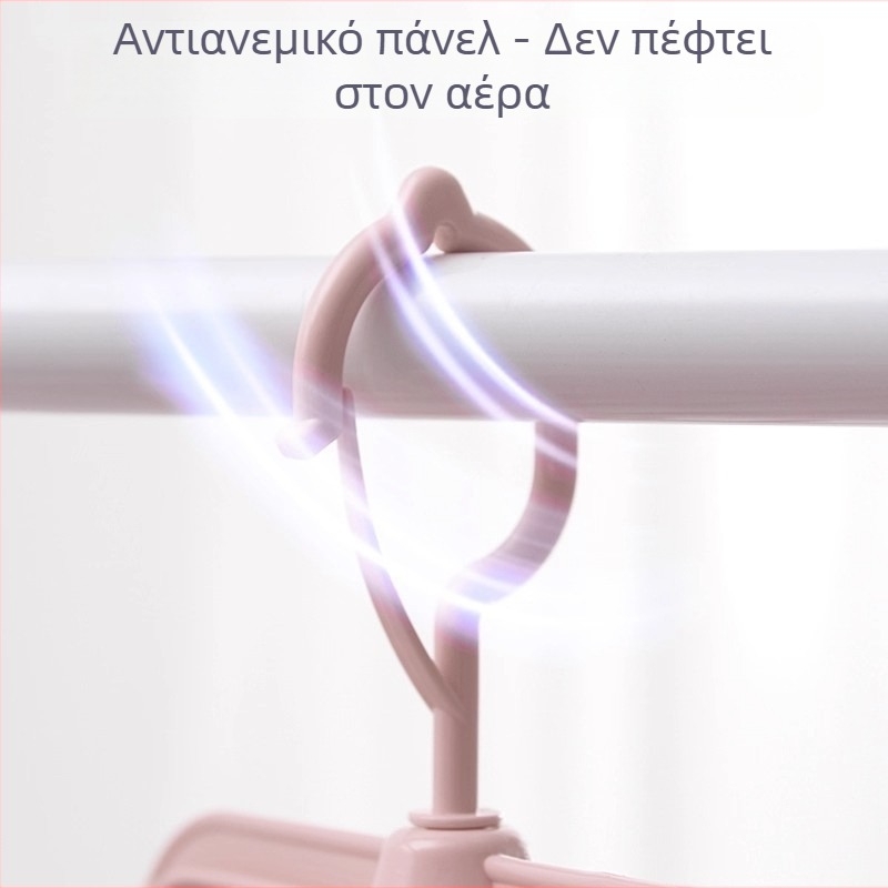 Οικιακό στήριγμα απλώματος ρούχων με σχέδιο άνθους δαμάσκηνου, αντιανεμικό, πλαστικά κλιπ, ράφι για κάλτσες παιδιών, πολυλειτουργικό στέγνωμα εσωρούχων