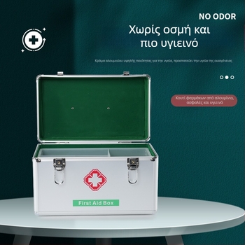 Φορητό ιατρικό κουτί από κράμα αλουμινίου για οικιακή χρήση και πρώτες βοήθειες