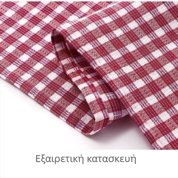 Ποδιά από καμβά με πολλαπλές τσέπες, σε σταυρωτό στυλ, για μπαρίστα και κηπουρική