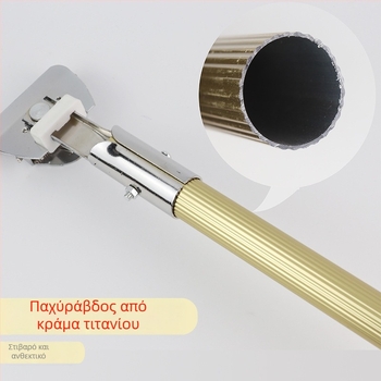 Σφουγγαρίστρα από βαμβακερά νήματα με υψηλή απορροφητικότητα για τον καθαρισμό και την απομάκρυνση σκόνης, κατάλληλη για νοσοκομεία, εργοστάσια, βιομηχανικές περιοχές και σχολεία, μήκος 120 εκ.