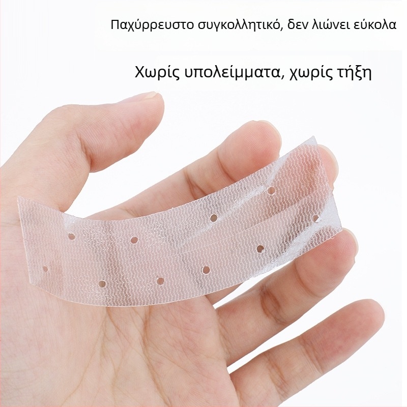 Μαύρη μεμβράνη κόλλας σε σχήμα διαμαντιού για περούκα, διπλής όψης ταινία υψηλής πρόσφυσης για στερέωση μαλλιών και περούκα με δαντέλα