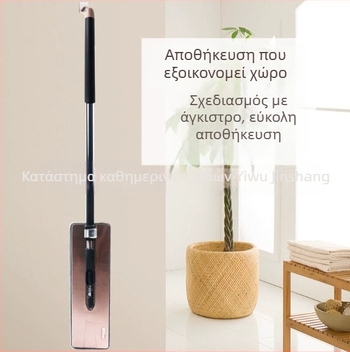 Επίπεδη σφουγγαρίστρα για μεγάλες επιφάνειες, κεφαλή από μικροϊνες με κλιπ, εύχρηστο οικιακό εργαλείο χωρίς πλύσιμο με το χέρι