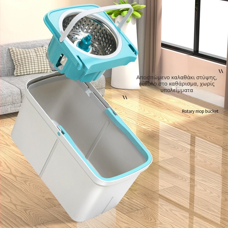 Οικιακό Spin Mop με διπλό μηχανισμό κίνησης και αυτόματη στύψιση
