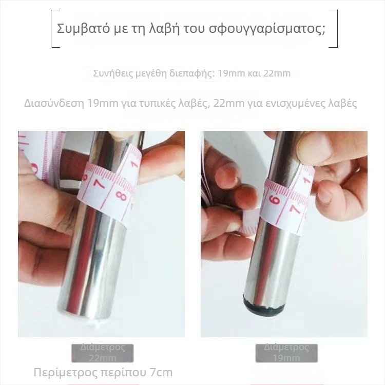 Ροτατιζόμενη ράβδος σφουγγαρίστρας με χειροκίνητο στύψιμο — ανταλλακτική κεφαλή σφουγγαρίστρας