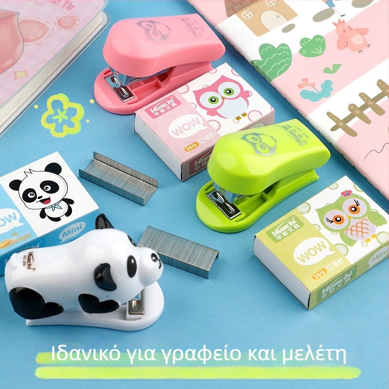 Δημιουργικός φορητός μίνι σταπλέρ για φοιτητές — χειροκίνητος, εξοικονομεί κόπο, γραφείο