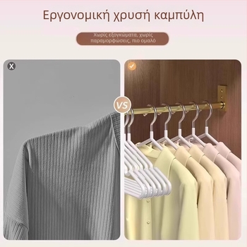 Οικιακή κρεμάστρα ρούχων με αντιολισθητική επιφάνεια – κατάλληλη για υπνοδωμάτιο και φοιτητικό δωμάτιο, αποτρέπει τις ζάρες στους ώμους, ιδανική για στέγνωμα και αποθήκευση μεγάλων ενδυμάτων