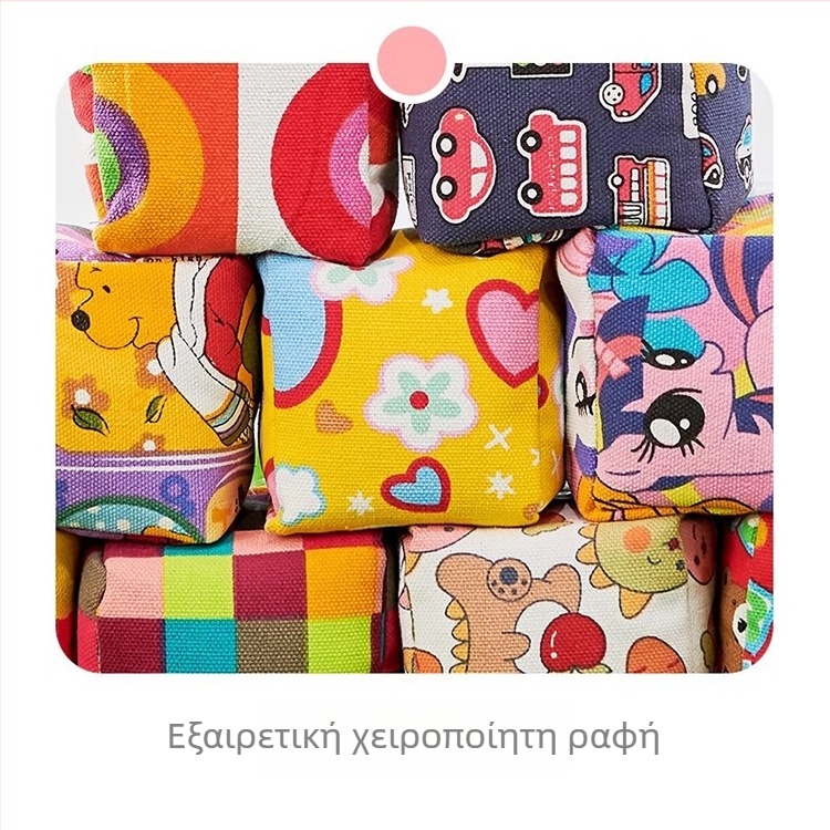 Σάκος από καμβά για παιδιά — μίνι προπονητικός σάκος φυσικής αγωγής με συνδεδεμένο κορδόνι