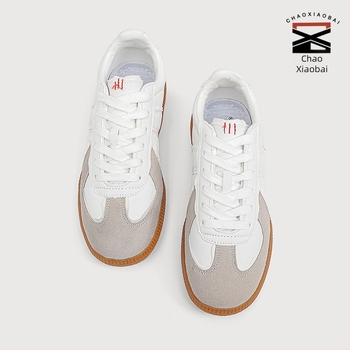 Γυναικείες sneakers από σουέντ με καλοκαιρινό color-block, γερμανικού στυλ, χαμηλό προφίλ, μαλακή σόλα, ελαφριά και κατάλληλα για καθημερινή χρήση.