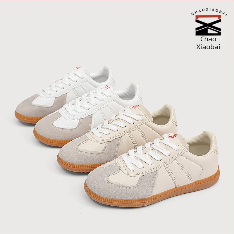 Γυναικείες sneakers από σουέντ με καλοκαιρινό color-block, γερμανικού στυλ, χαμηλό προφίλ, μαλακή σόλα, ελαφριά και κατάλληλα για καθημερινή χρήση.