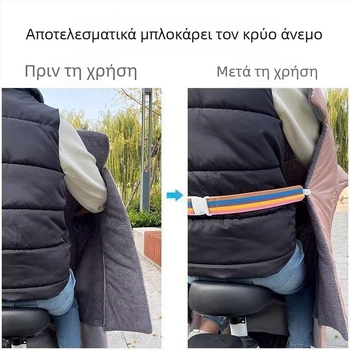 Κλιπ στερέωσης παρμπρίζ ηλεκτρικού οχήματος – χειμερινή αντιανεμική ζώνη και ιμάντας αποθήκευσης
