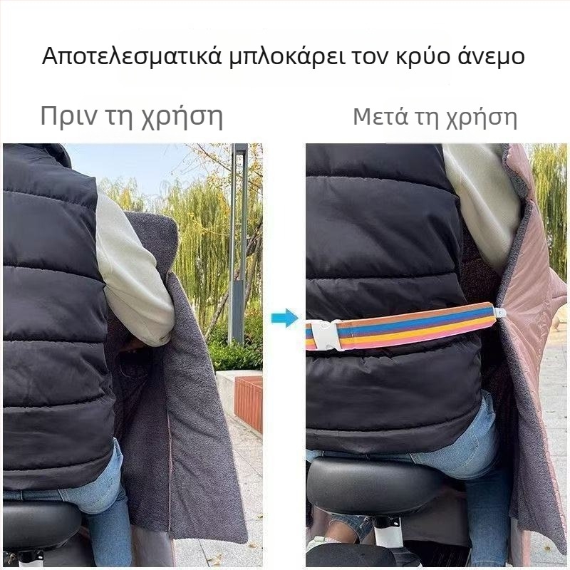 Κλιπ στερέωσης παρμπρίζ ηλεκτρικού οχήματος – χειμερινή αντιανεμική ζώνη και ιμάντας αποθήκευσης