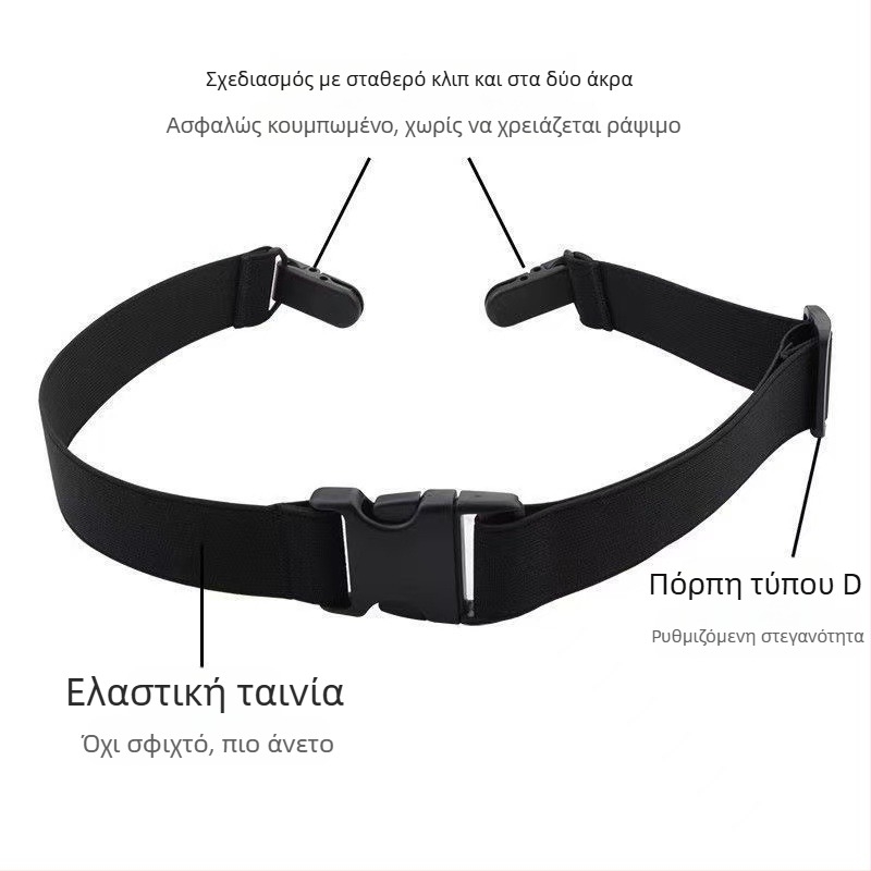 Κλιπ στερέωσης παρμπρίζ ηλεκτρικού οχήματος – χειμερινή αντιανεμική ζώνη και ιμάντας αποθήκευσης