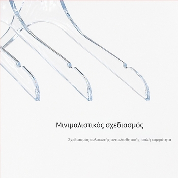 Yunjue ακρυλικός απλώστης ρούχων, διαφανής και αντιολισθητικός, οργάνωση γκαρνταρόμπας για εσώρουχα