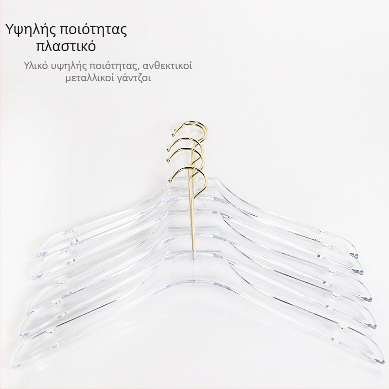 Yunjue ακρυλικός απλώστης ρούχων, διαφανής και αντιολισθητικός, οργάνωση γκαρνταρόμπας για εσώρουχα