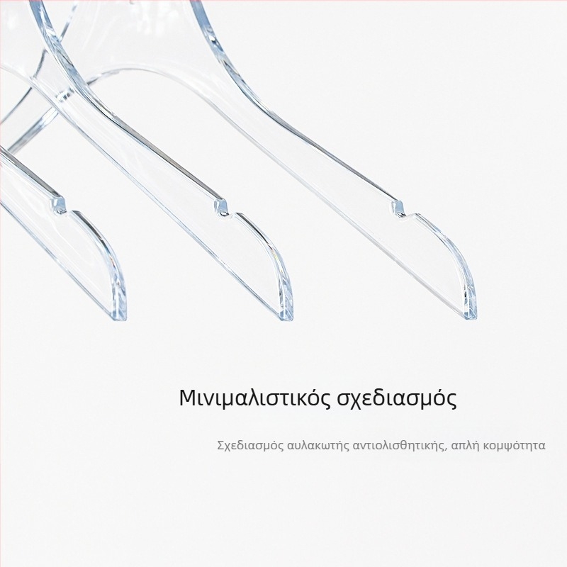 Yunjue ακρυλικός απλώστης ρούχων, διαφανής και αντιολισθητικός, οργάνωση γκαρνταρόμπας για εσώρουχα