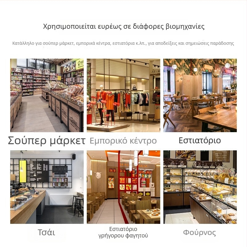 Χειροκίνητος Bluetooth μίνι εκτυπωτής αποδείξεων με προσαρμοσμένες ρυθμίσεις εκτύπωσης, φορητός για παραγγελίες φαγητού και αποδείξεις ταμείου