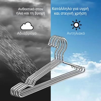 Προσαρμοσμένη οικιακή κρεμάστρα από ανοξείδωτο χάλυβα 304, εξαιρετικά χοντρή, αντιολισθητική για την ντουλάπα