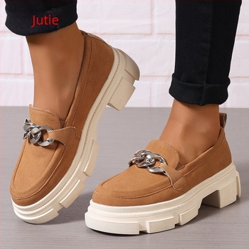 Juti 2025 Άνοιξη Plus-Size Loafers Slip-On Γυναικεία Μόδας Παπούτσια