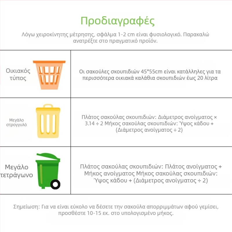 Μεγάλες μαύρες χοντρές σακούλες απορριμμάτων για κουζίνα και οικιακή χρήση, 80x100 cm, επαγγελματικό οικονομικό πακέτο
