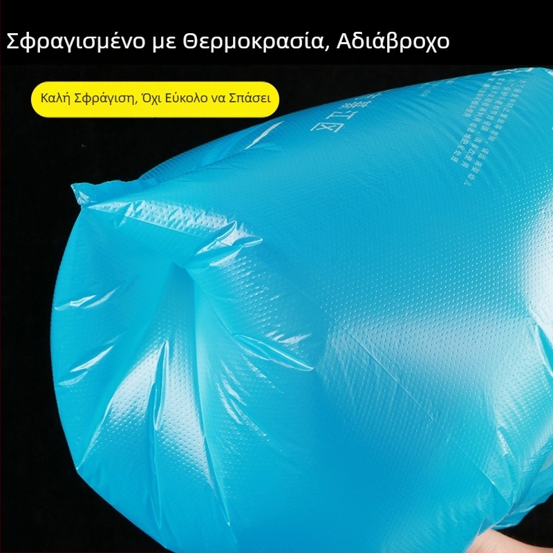 Τέσσερα χρώματα σακούλες απορριμμάτων με ισχυρή σφράγιση, νέο υλικό PE, σακούλες τύπου γιλέκο με υψηλή χωρητικότητα φόρτωσης