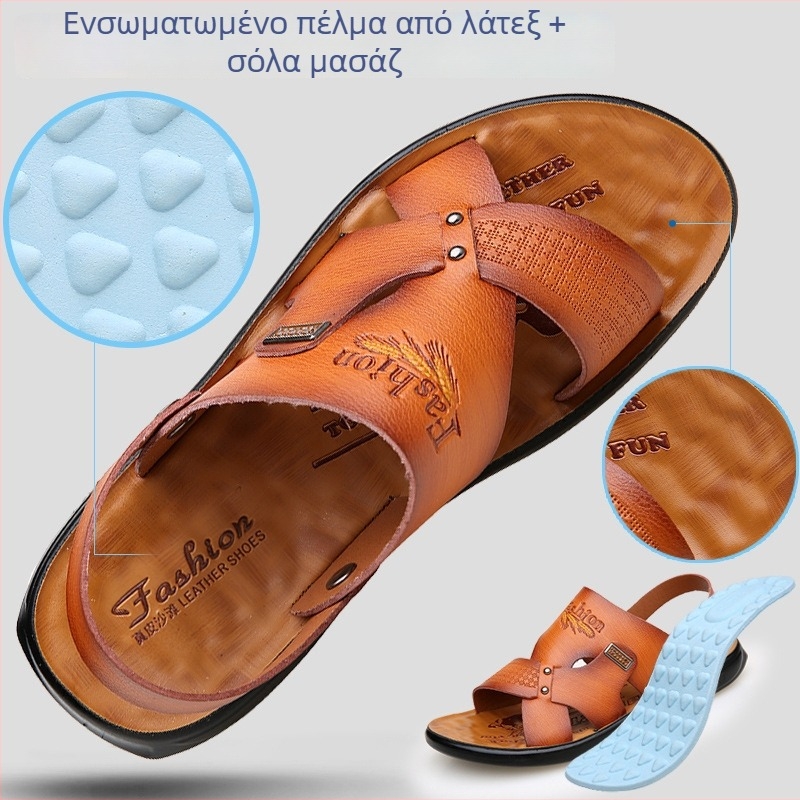 Ανδρικά σανδάλια για το καλοκαίρι 2026 – μοντέρνα casual παραλιακά παπούτσια, αντιολισθητικά, αδιάβροχα, ανοιχτό δάχτυλο