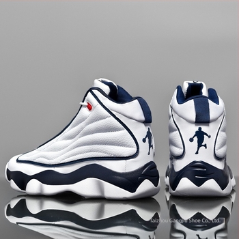 Ανδρικά υψηλά δερμάτινα αδιάβροχα sneakers για τον χειμώνα, casual αθλητικά με φαρδιά σόλα για απορρόφηση κραδασμών, στυλ μπάσκετ για φθινόπωρο