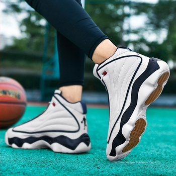 Ανδρικά υψηλά δερμάτινα αδιάβροχα sneakers για τον χειμώνα, casual αθλητικά με φαρδιά σόλα για απορρόφηση κραδασμών, στυλ μπάσκετ για φθινόπωρο