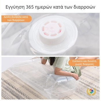 Σακίδια κενού για συμπίεση και αποθήκευση παπλωμάτων, στεγανοποιημένος σχεδιασμός, τρισδιάστατος εξαερισμός, με αντλία