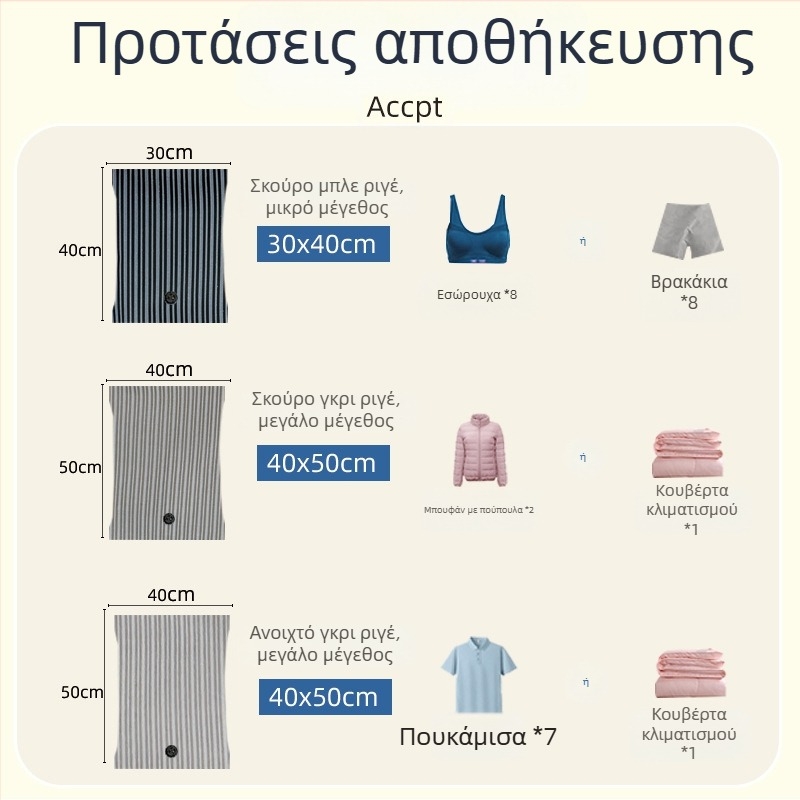 Zhen Ni παχιά τσάντα κενού συμπίεσης, με χειροκίνητο κύλισμα, χωρίς αντλία, κατάλληλη για ταξίδια, φοιτητικά δωμάτια και επαγγελματικά ταξίδια