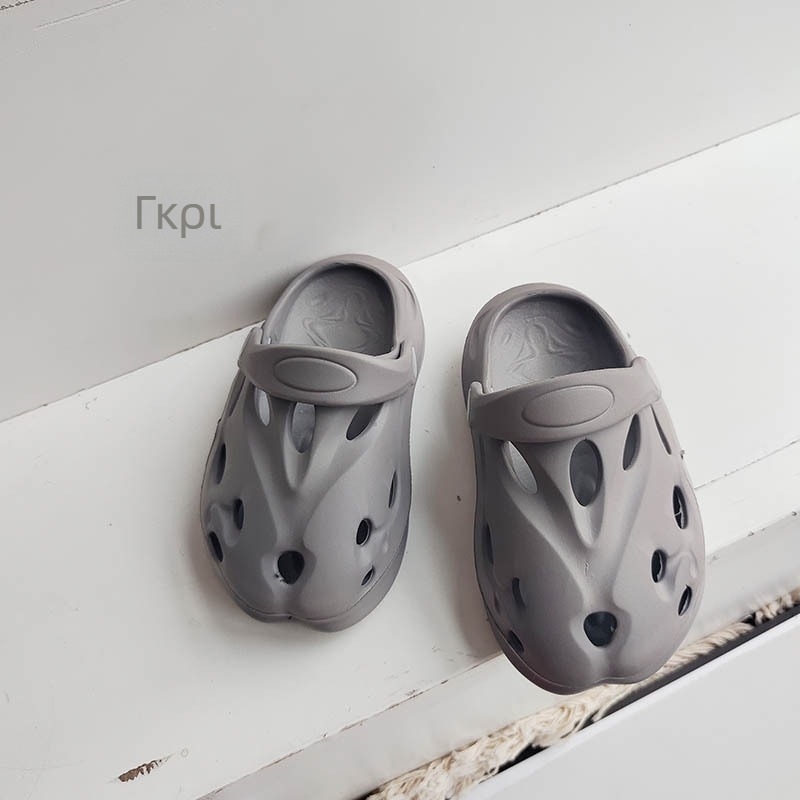 Unisex παιδικά EVA σανδάλια παραλίας με διάτρητο επάνω μέρος, καλοκαίρι 2025