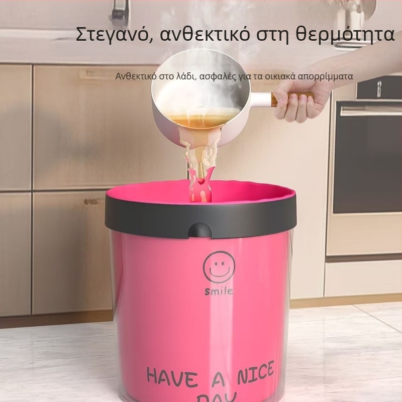 Βιοδιασπώμενες σακούλες απορριμμάτων με κορδόνι, οικιακής χρήσης, επιπλέον παχιές, μεγάλο μέγεθος