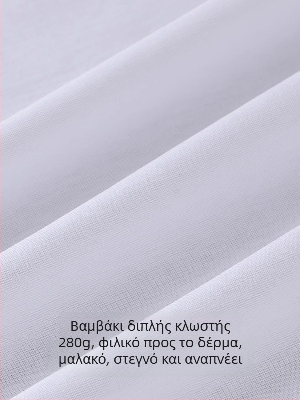 Αντρικό κοντομάνικο T‑shirt από 100% βαμβάκι, 2026 νέο αμερικανικό στυλ, τύπωμα με γράμματα, φαρδιά άνετη γραμμή, μπλούζα με στρογγυλό λαιμό για ζευγάρια
