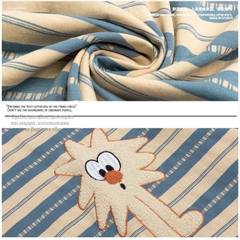 Μπλούζα T‑shirt με ρίγες, κοντό μανίκι, σε vintage αμερικάνικο στυλ για άνδρες, βαμβακερή μίξη