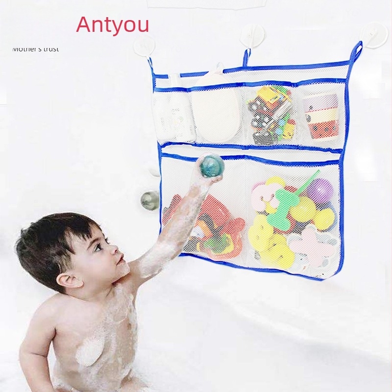 Anteyou PVC διχτυωτή τσάντα αποθήκευσης μπάνιου, κρεμάστρα, πολυεπίπεδη οργάνωση – εσώρουχα, καλλυντικά και προϊόντα περιποίησης