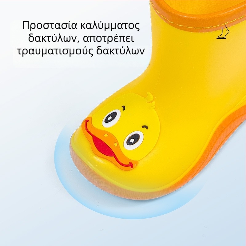 TARANIS παιδικές γαλότσες βροχής, για όλες τις εποχές, νέο μοντέλο, μαλακή σόλα, αντιολισθητικές, unisex