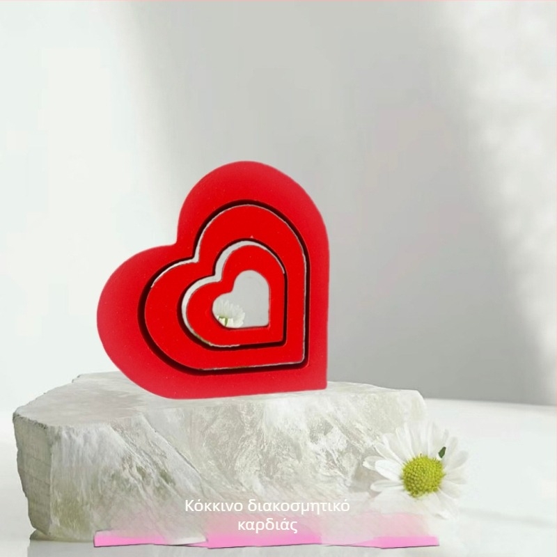 Ξύλινο διακοσμητικό με γράμματα LOVE για Ημέρα του Αγίου Βαλεντίνου και Γάμο – διακόσμηση αγάπης, DIY