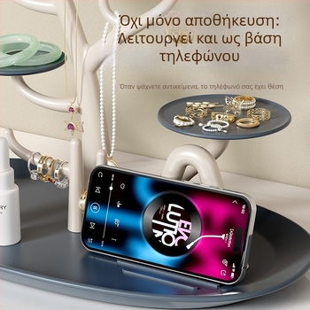 Πλαστικό δημιουργικό ράφι προβολής κοσμημάτων υψηλής ποιότητας για σκουλαρίκια, κολιέ, δαχτυλίδια, λαστιχάκια μαλλιών και κεφαλοδέτες, επιτραπέζια αποθήκευση, νέο μοντέλο