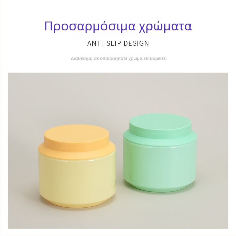 Μεγάλο πλαστικό βάζο PET για πρωτεϊνική σκόνη, βρώμη και ξηρούς καρπούς, τροφίμου ποιότητας, σφραγισμένο με βιδωτό καπάκι