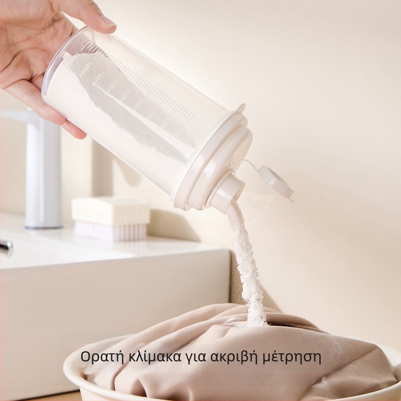 Σφραγιζόμενος δοχείο αποθήκευσης με βαθμολογία μέτρησης, δοχείο διανομής για οικιακή χρήση, δοχείο σκόνης σαπουνιού και λευκής ζάχαρης