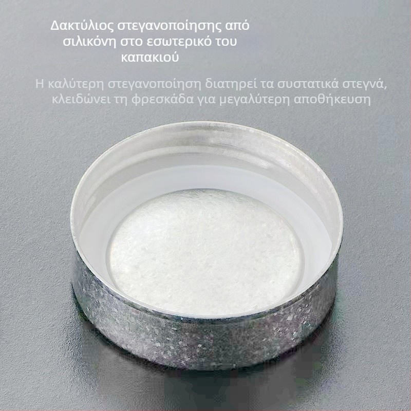 Δοχείο τσαγιού από καθαρό τιτάνιο, σφραγμένο δοχείο τσαγιού, φορητό για ταξίδια και εξορμήσεις στην ύπαιθρο