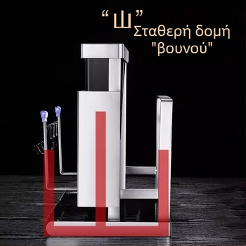 Τοίχος κουζίνας από 304 ανοξείδωτο ατσάλι, ενσωματωμένο ράφι για κοπές, μαχαίρια και μαγειρικά σκεύη