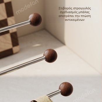 Πολυλειτουργικό ράφι κουζίνας από ανοξείδωτο ατσάλι για αποστράγγιση πετσετών πιάτων και οργάνωση στον πάγκο