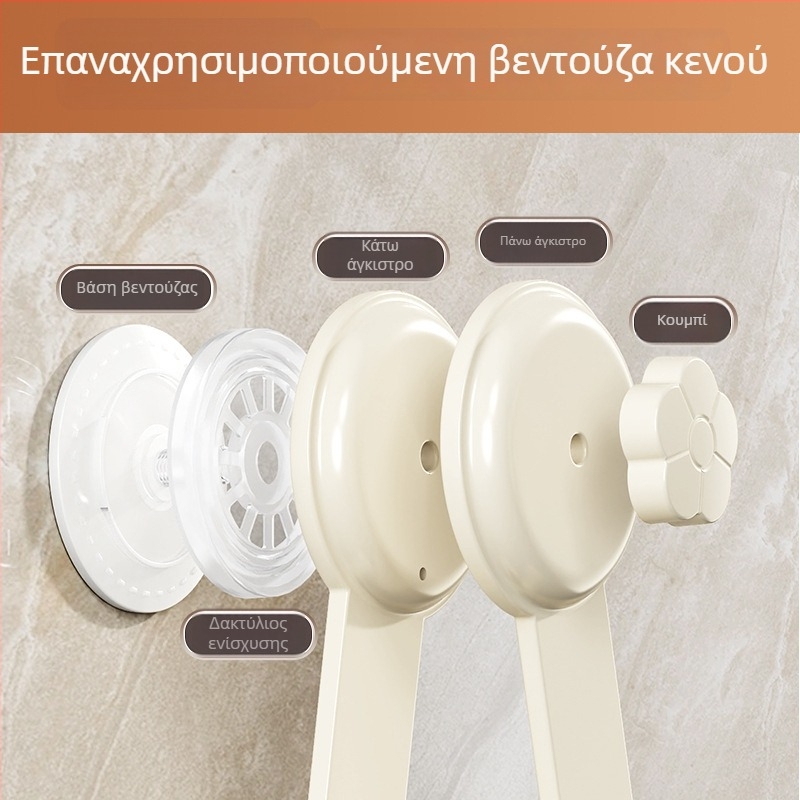Προσαρμοσμένο στήριγμα καπακιών κατσαρόλας με περιστρεφόμενες βεντούζες, τοιχο-μονταζόμενος χωρίς τρύπες, πολυλειτουργικός οικιακός οργανωτής κουζίνας για σανίδες κοπής