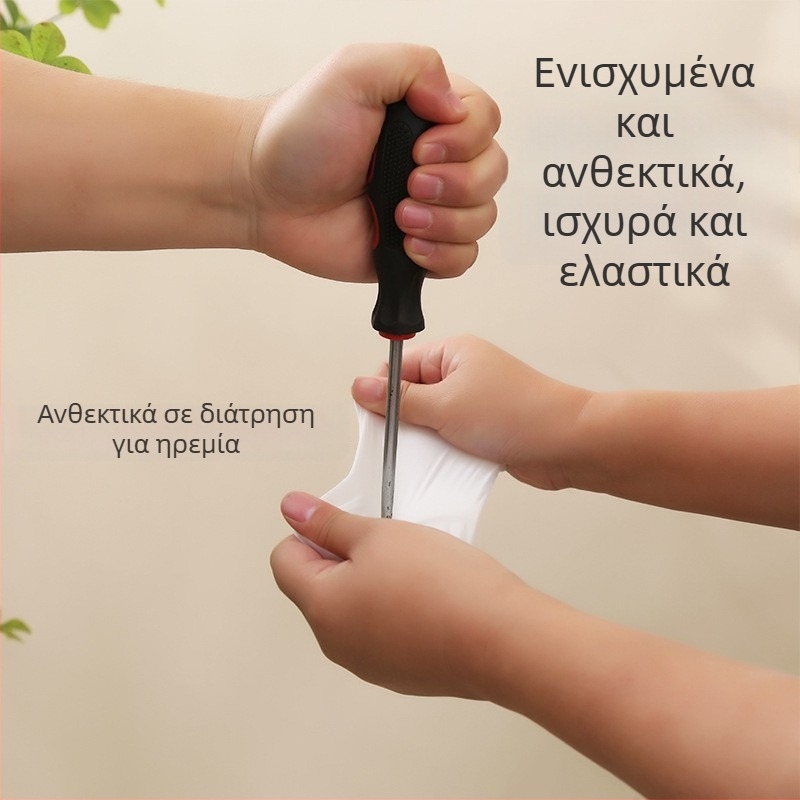 Γάντια PVC μίας χρήσης, κατάλληλα για τρόφιμα, παχύτερα, για πλύσιμο πιάτων, οικιακό καθαρισμό και μαγείρεμα, ανθεκτικά, αδιάβροχα, αντιολισθητικά, μεγέθη S, M, L