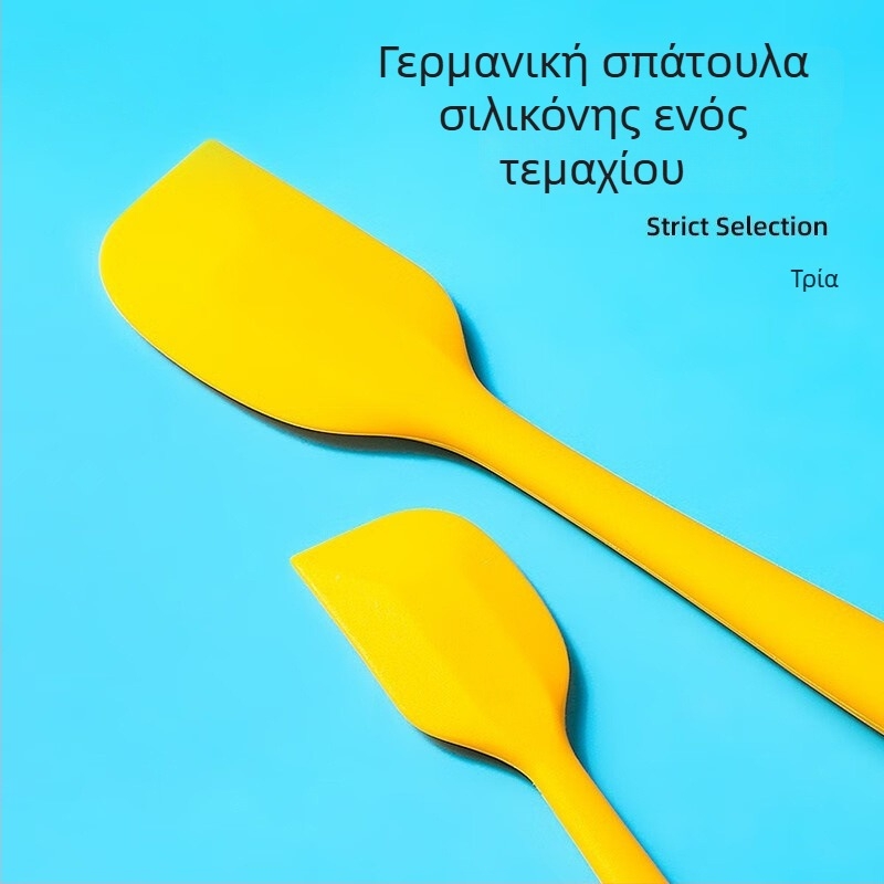 Σιλικόνο σπατουλά για ψήσιμο και ανάμειξη, ενσωματωμένο εργαλείο κουζίνας, ανθεκτικό σε υψηλές θερμοκρασίες, κατάλληλο για τρόφιμα, σπατουλά κρέμας