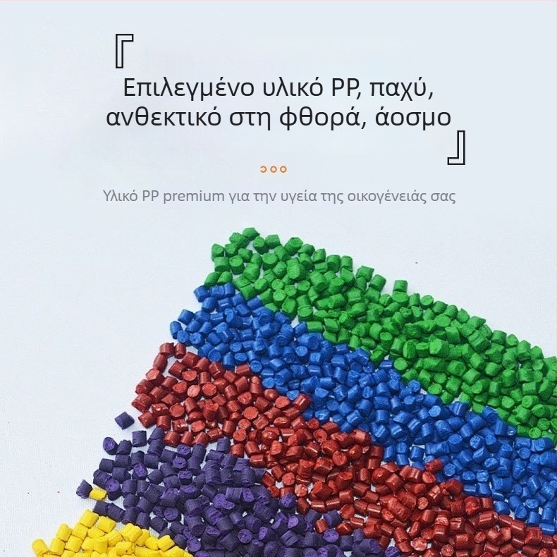 Πλαστικός κάδος με παχύτερα τοιχώματα και καπάκι για αποθήκευση, φορητός κάδος μπάνιου και ψαρέματος, μπορεί να χρησιμοποιηθεί και ως κάθισμα