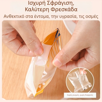 Μίνι μηχάνημα σφράγισης για οικιακή χρήση, φορητός θερμικός σφραγιστής για πλαστικές συσκευασίες