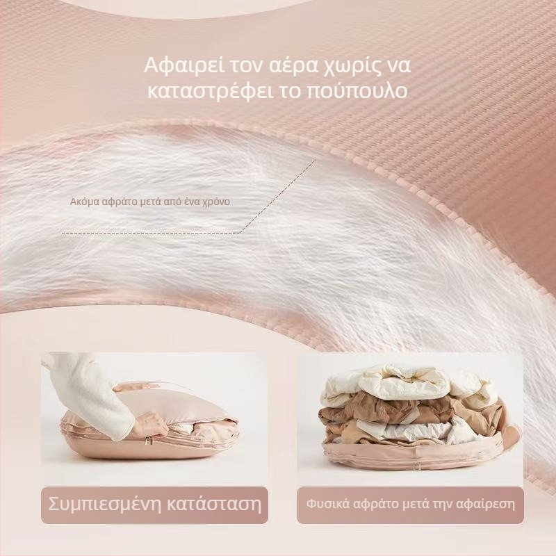 Θήκη αποθήκευσης μπουφάν με παχύτερη προστασία από υγρασία και κάλυμμα προστασίας από σκόνη για εποχιακά ρούχα