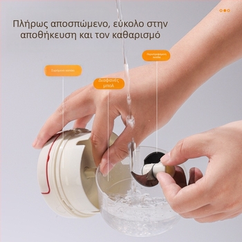 Μίνι χειροκίνητη πιεστή σκόρδου και μίντσερ σκόρδου, πολυλειτουργικός τεμαχιστής λαχανικών