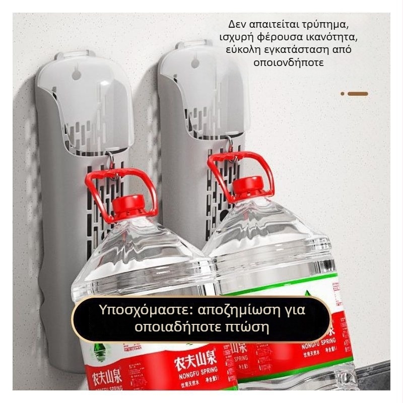 Επιτοίχιος πλαστικός θήκη για ξυλάκια φαγητού με καπάκι και αποστράγγιση, οργάνωση κουζίνας